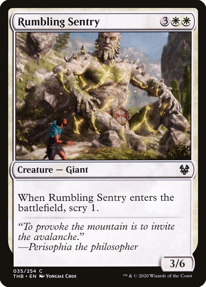 Rumbling Sentry - Theros Beyond Death (Common) [THB-35]
