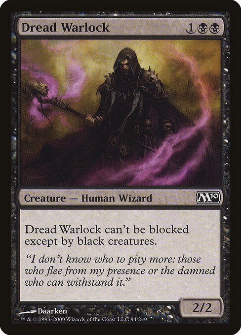 Dread Warlock – Magic 2010 (M10-94) Magic: The Gathering card Hauptbild
