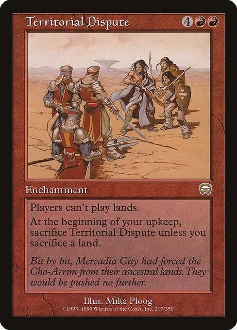 Territorial Dispute – Mercadian Masques (MMQ-217) Magic: The Gathering card