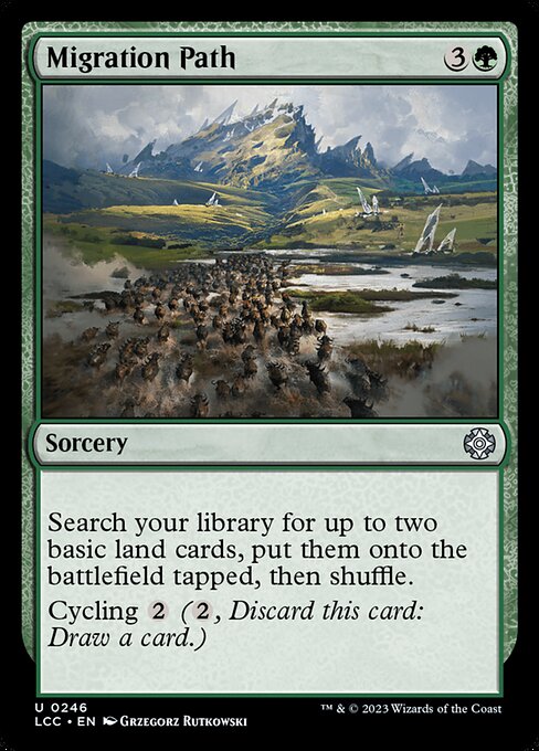 Migration Path – Commander: The Lost Caverns of Ixalan (LCC-246) Magic: The Gathering card Main image