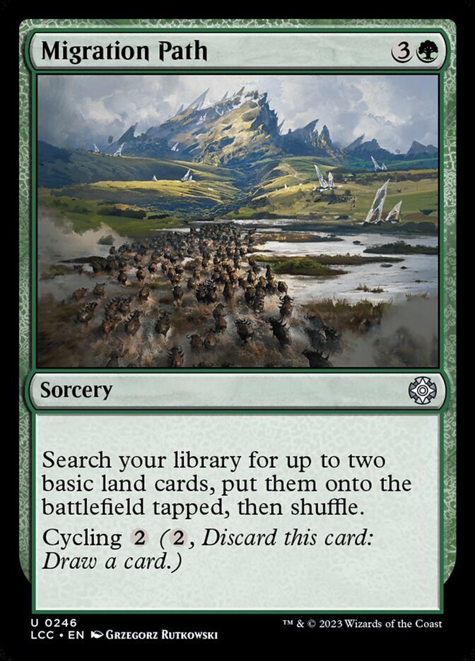 Magic-kaart Migration Path LCC-246 uit The Lost Caverns of Ixalan Commander (Uncommon)