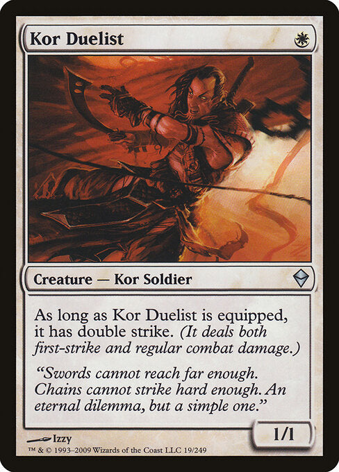 Kor Duelist – Zendikar (ZEN-19) Magic: The Gathering card | LC-REM-20260804-15909416042828-4fd1af74-ba3b-4528-9490-99edd54e9fe1 Immagine principale del prodotto