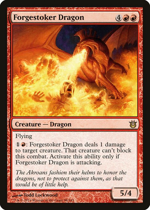 Forgestoker Dragon – Born of the Gods (BNG-98) Magic: The Gathering card