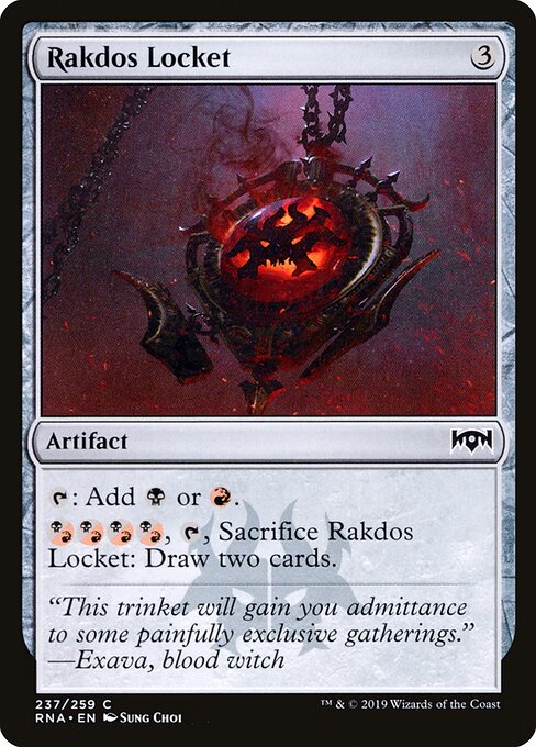 Rakdos Locket – Ravnica Allegiance (RNA-237) Magic: The Gathering card