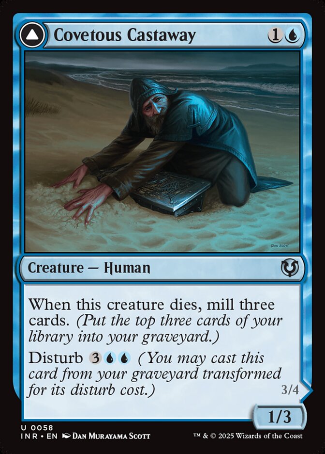 Covetous Castaway // Ghostly Castigator - Innistrad Remastered (Uncommon) [INR-58]