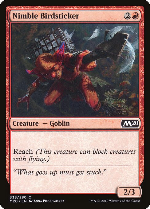 Nimble Birdsticker – Core Set 2020 (M20-333) Magic: The Gathering card | LC-REM-20260804-15376340910412-4ff9bcbd-48fe-4a74-aae5-a447c99aa64b Imagen principal del producto