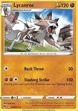 Lycanroc - Champion’s Path (Holo Rare) [CPA-30]