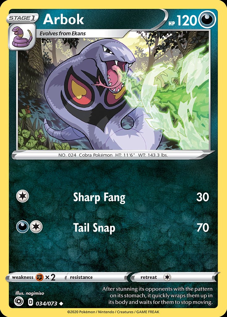 Arbok - Champion’s Path (Uncommon) [CPA-34] Immagine principale del prodotto