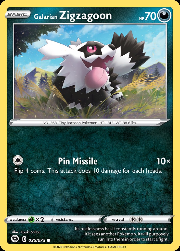 Galarian Zigzagoon - Champion’s Path (Common) [CPA-35] Hoofdafbeelding