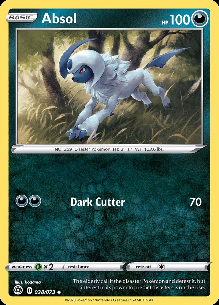 Absol - Champion’s Path (Uncommon) [CPA-38] Immagine principale del prodotto