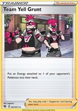 Team Yell Grunt - Champion’s Path (Uncommon) [CPA-67] Hauptbild