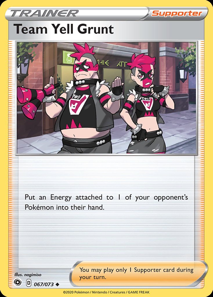 Team Yell Grunt - Champion’s Path (Uncommon) [CPA-67] Image principale du produit