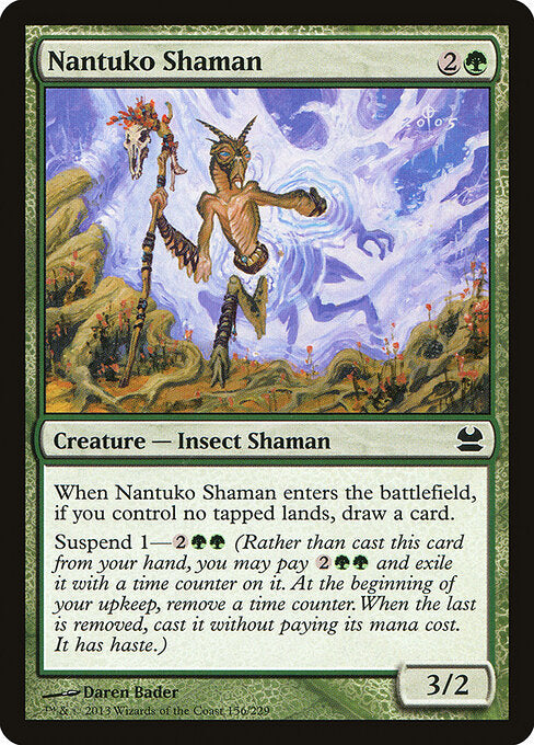 Nantuko Shaman – Modern Masters (MMA-156) Magic: The Gathering card Hauptbild