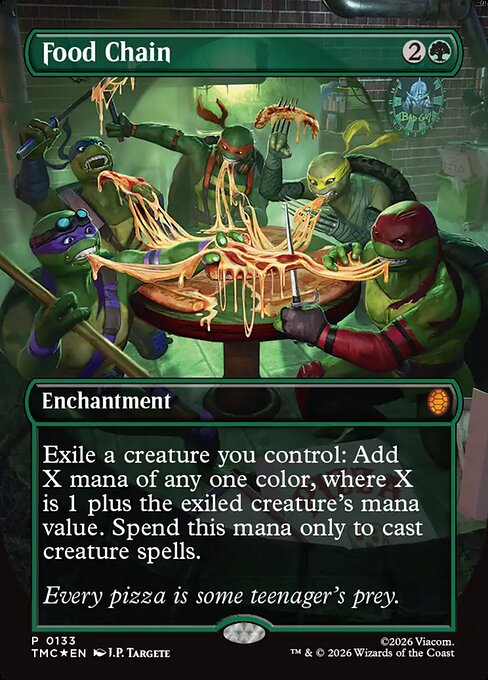 Food Chain – Teenage Mutant Ninja Turtles Eternal (TMC-133) Magic: The Gathering card | LC-REM-20260804-15683734503756-5021063d-c5a1-4925-8ac6-0113b8c58dc0