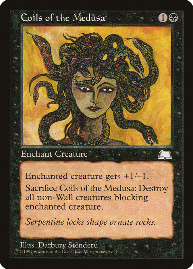 Magic-kaart Coils of the Medusa WTH-65 uit Weatherlight (Common) Hoofdafbeelding