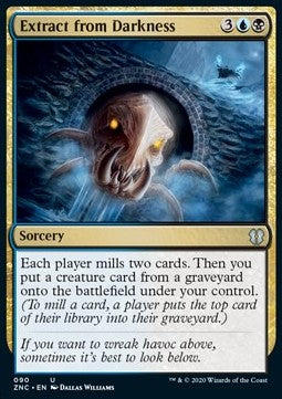 Extract from Darkness - Commander: Zendikar Rising (Uncommon) [ZNC-90] Image principale du produit