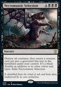 Necromantic Selection - Commander: Zendikar Rising (Rare) [ZNC-48] Image principale du produit