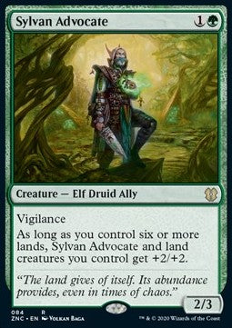 Sylvan Advocate - Commander: Zendikar Rising (Rare) [ZNC-84] Image principale du produit