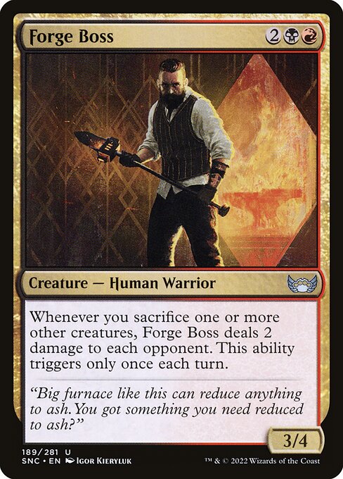 Forge Boss – Streets of New Capenna (SNC-189) Magic: The Gathering card | LC-REM-20260804-15383346446668-5052247d-ef72-47f0-973d-2be98bf754c1