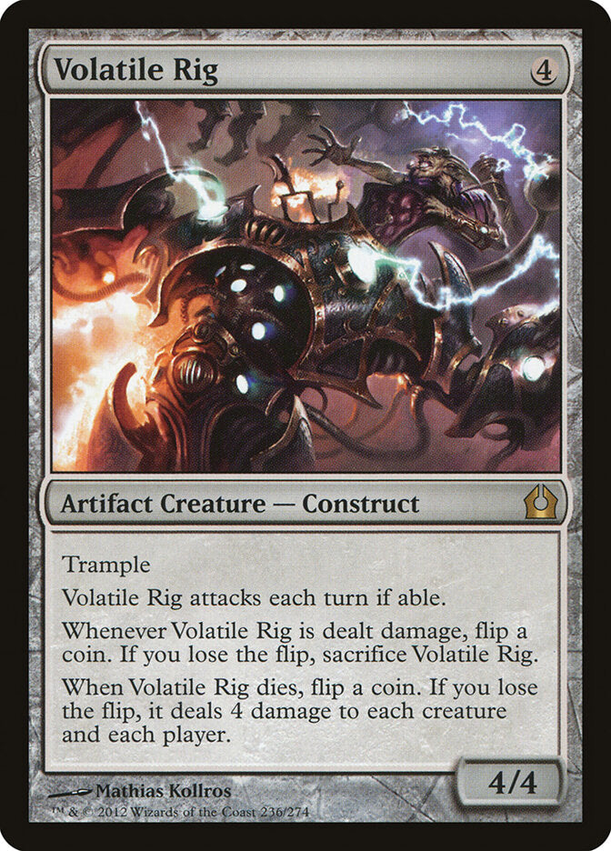 Volatile Rig - Return to Ravnica (Rare) [RTR-236]