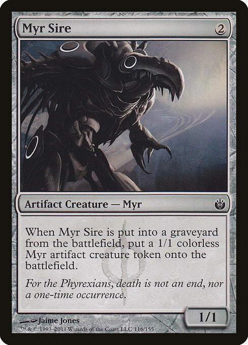 Myr Sire – Mirrodin Besieged (MBS-116) Magic: The Gathering card Image principale du produit