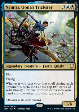 Nymris, Oona's Trickster - Commander Legends (Rare) [CMR-288] Immagine principale del prodotto
