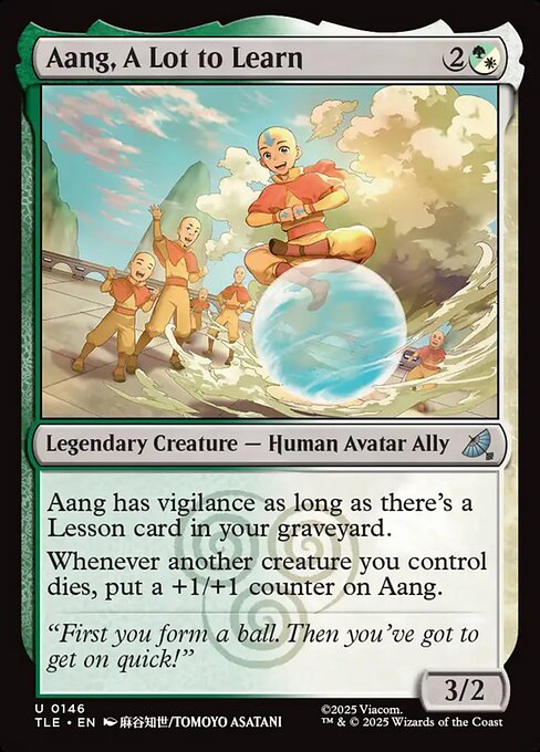 Aang, A Lot to Learn – Avatar: The Last Airbender Eternal (TLE-146) Magic: The Gathering card | LC-REM-20260804-15573452620108-50a22ad6-d2a4-48a6-91c9-147c946a60a5 Hauptbild
