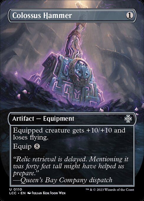 Colossus Hammer – The Lost Caverns of Ixalan Commander (LCC-110) Magic: The Gathering card | LC-REM-20260804-15393197949260-50b2af2c-529a-4598-9ed2-9c2ec4c855d0 Main image