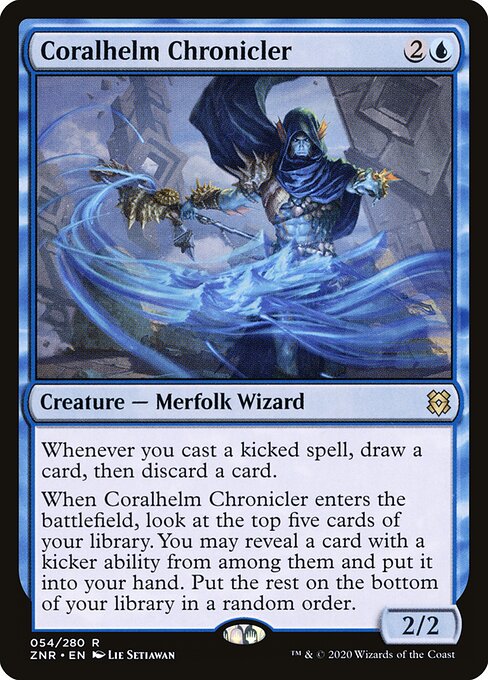 Coralhelm Chronicler – Zendikar Rising (ZNR-54) Magic: The Gathering card | LC-REM-20260804-15150842020172-50b54524-8345-4b47-913f-d883a1cbe3a1