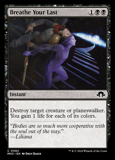 Breathe Your Last – Modern Horizons 3 (MH3-82) Magic: The Gathering card | LC-REM-20260804-15715814474060-50eac71d-54f9-46c2-aa1d-c04c37e61f74
