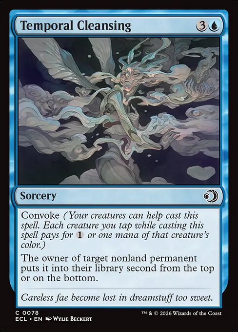 Temporal Cleansing – Lorwyn Eclipsed (ECL-78) Magic: The Gathering card