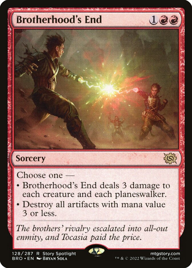 Brotherhood's End - The Brothers' War (Rare) [BRO-128]
