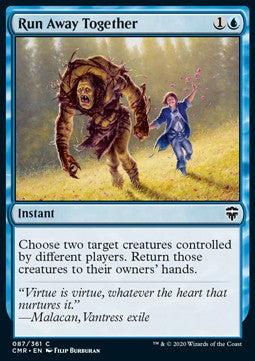 Run Away Together - Commander Legends (Common) [CMR-87] Hauptbild