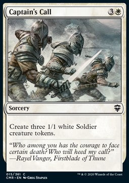 Captain's Call - Commander Legends (Common) [CMR-15] Imagen principal del producto