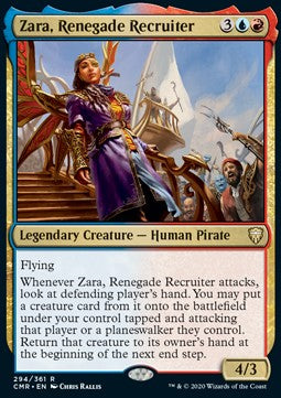 Zara, Renegade Recruiter - Commander Legends (Rare) [CMR-294] Imagen principal del producto
