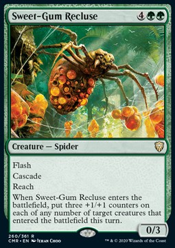 Sweet-Gum Recluse - Commander Legends (Rare) [CMR-260] Hover Image