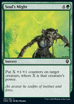 Soul's Might - Commander Legends (Common) [CMR-257] Immagine principale del prodotto