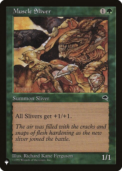 Muscle Sliver – The List (PLST-TMP-238) Magic: The Gathering card | LC-REM-20260804-15151559344460-510a8590-48f5-40ee-a0c8-77238055a937