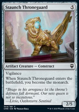 Staunch Throneguard - Commander Legends (Common) [CMR-344] Imagen principal del producto