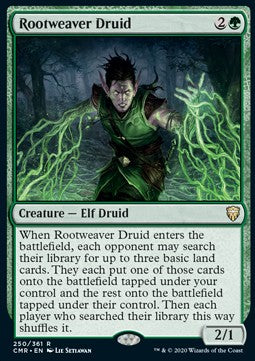 Rootweaver Druid - Commander Legends (Rare) [CMR-250] Hoofdafbeelding