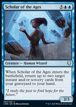 Scholar of the Ages - Commander Legends (Uncommon) [CMR-93] Imagen principal del producto
