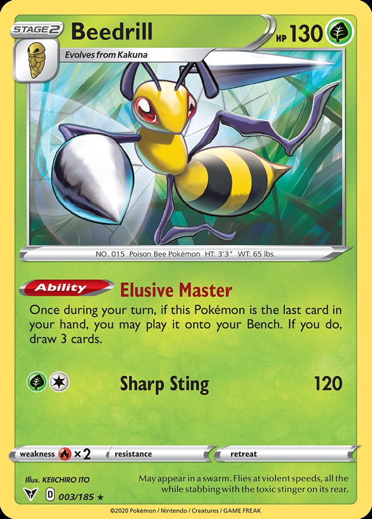 Beedrill - Vivid Voltage (Rare) [VIV-3] Hoofdafbeelding