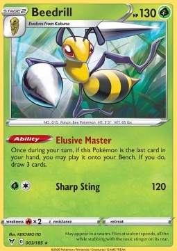 Beedrill - Vivid Voltage (Rare) [VIV-3] Hover Image