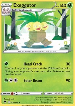 Exeggutor - Vivid Voltage (Rare) [VIV-5] Imagen principal del producto