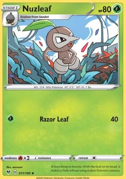 Nuzleaf - Vivid Voltage (Uncommon) [VIV-11] Imagen principal del producto