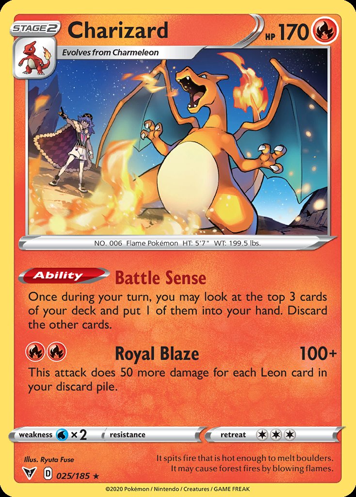 Charizard - Vivid Voltage (Rare) [VIV-25] Hoofdafbeelding