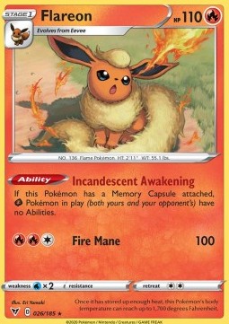 Flareon - Vivid Voltage (Rare) [VIV-26] Imagen principal del producto