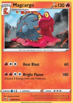 Magcargo - Vivid Voltage (Uncommon) [VIV-28] Hover Image