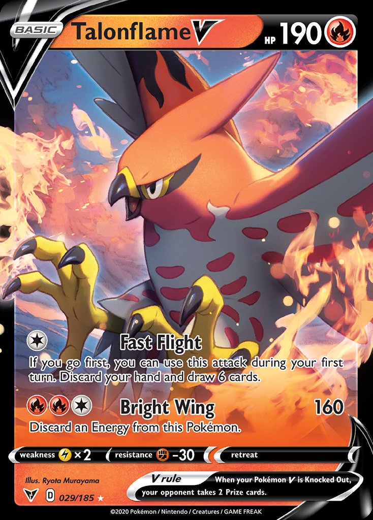Talonflame V - Vivid Voltage (Ultra Rare) [VIV-29] Main image