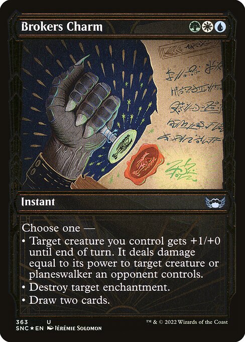 Brokers Charm – Streets of New Capenna (SNC-363) Magic: The Gathering card | LC-REM-20260804-15383595876684-51157e88-32c5-4add-9127-565d3833ce21 Imagen principal del producto